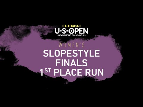 Burton U·S·Open 2020 ? Women's Slopestyle Finals First Place Run ? Jamie Anderson