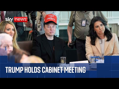 Musk among attendees at Trump cabinet meeting as US economy shrinks