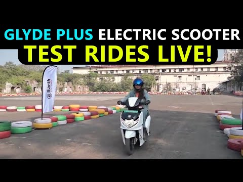 Earth Energy EV Glyde Plus Electric Scooter Test Rides Live