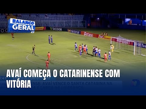 Esporte - Avaí inicia Campeonato Catarinense com vitória sobre o Santa Catarina