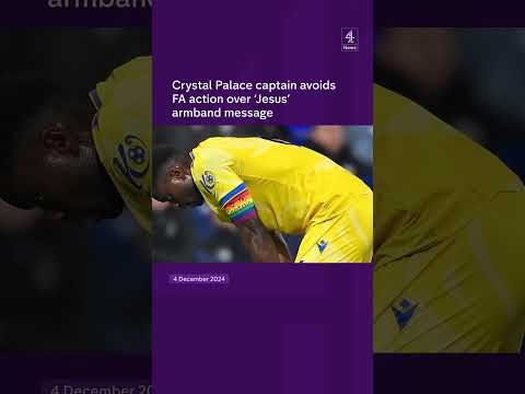 Crystal Palace captain avoids FA action over 'Jesus' armband message