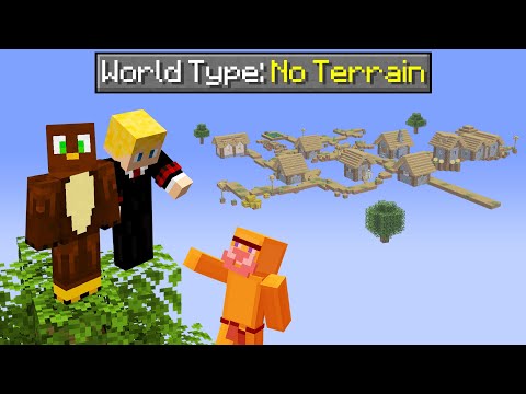 Can 3 Idiots Beat Minecraft With No Terrain