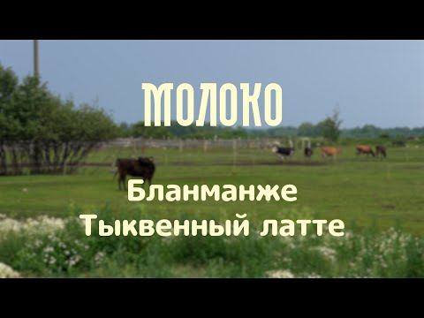 Бланманже. Тыквенный латте  | проект «Молоко»