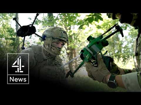 Ukrainian soldiers teaching Brits drone warfare