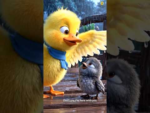 Giọt Nước Mắt Trên Cầu Mưa  #littleduck #cartoon #cutepet #adorable #short