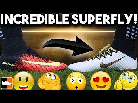 Nike Stellar Pack?! Custom White/Gold Superfly Boots - UCs7sNio5rN3RvWuvKvc4Xtg