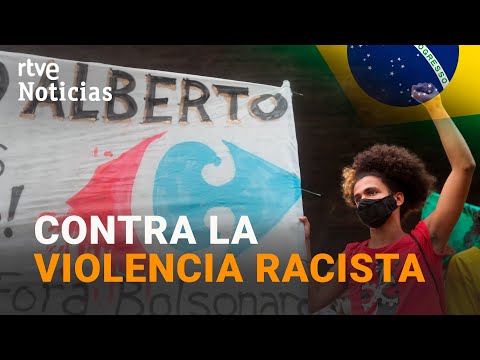 PROTESTAS en BRASIL POR el ASESINATO a GOLPES de un HOMBRE NEGRO en un supermercado I RTVE