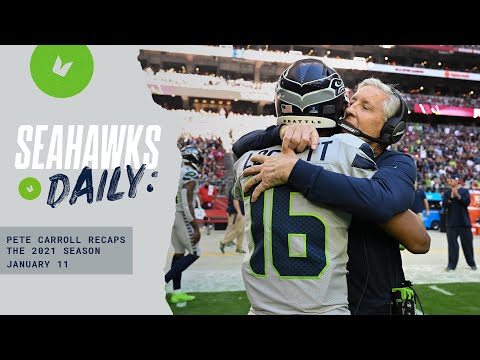 Pete Carroll Recaps the 2021 Season | Seahawks Daily video clip