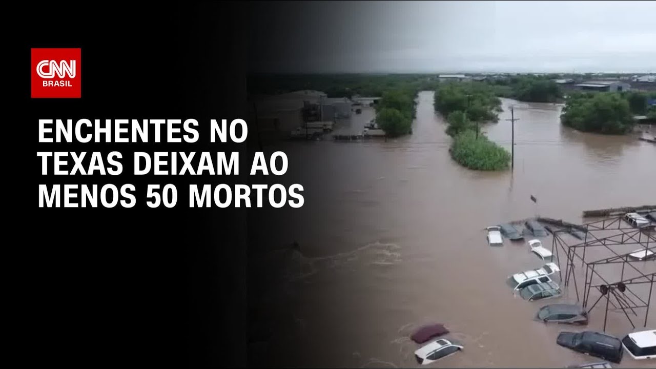 Número de mortos em enchentes no Texas chega a 50 | AGORA CNN