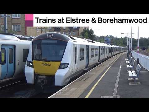 East Midlands Railway And Thameslink Trains At Elstree & Borehamwood