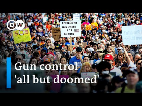 Thousands rally for gun control in US as mass shootings surge | DW News