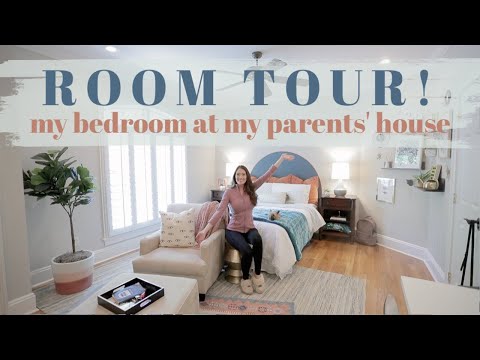ROOM TOUR! My Bedroom at My Parents' New House!