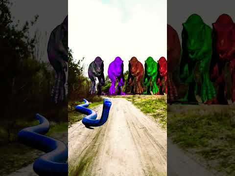 big dinosaur Chase t-rex chasingpart-267#shorts #dinosaur #trex #suprman #subscribe #viralvideo