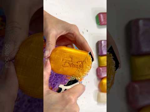 Soap cubes. Asmr soap cutting. Satisfying video  #soap #asmrsoap