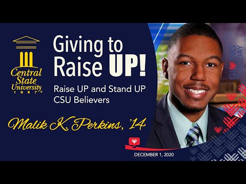 Giving to Raise UP! - Alumnus Malik Perkins