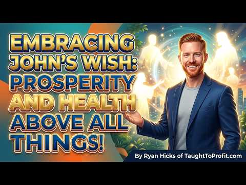 God's Will For You Is Prosperity and Health Above All Things!