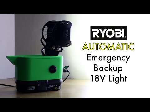 Ryobi Automatic Emergency Light: Step-By-Step How-To