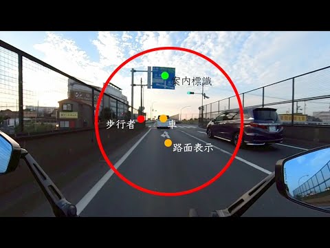 バイクを運転するライダーの目線を擬似的に再現してみた