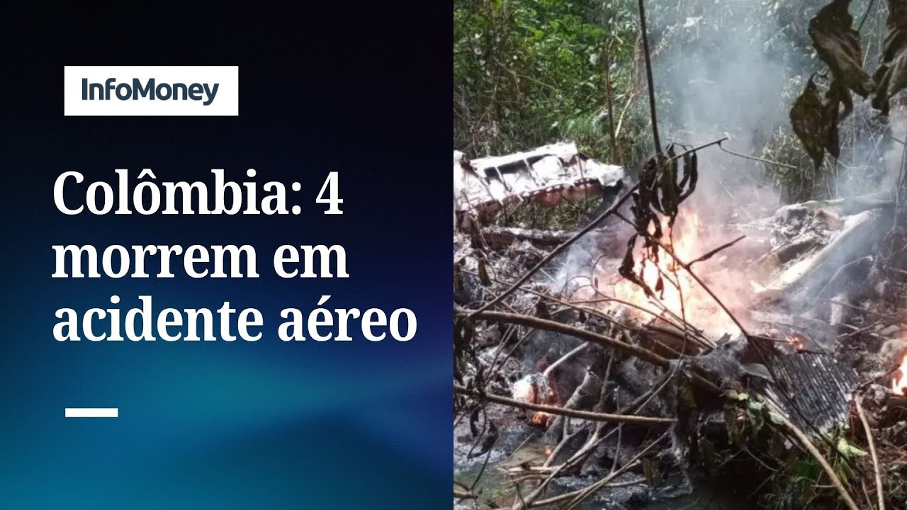 Quatro pessoas morrem em queda de avião na floresta amazônica colombiana | InfoMoney News