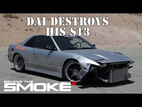 Daijiro Yoshihara Destroys His S13 - Behind The Smoke 3 - Ep 08 - UCQjJzFttHxRQPlqpoWnQOpw