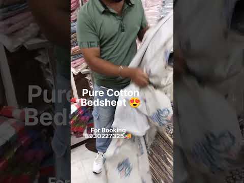 Double Bed Bedsheet Pure Cotton 🛌🌟😍 #shorts #bedsheets