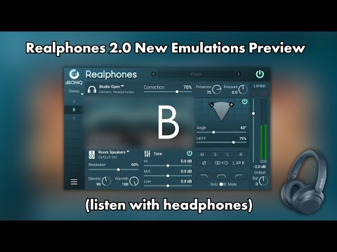 Realphones 2.0 New Emulations Preview (listen with headphones)