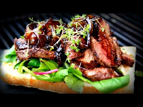 Ultimate Beef Tenderloin Steak Sandwich - from the weber kettle grill - UC_kARM8MBLDBxZQuZeYYQdQ