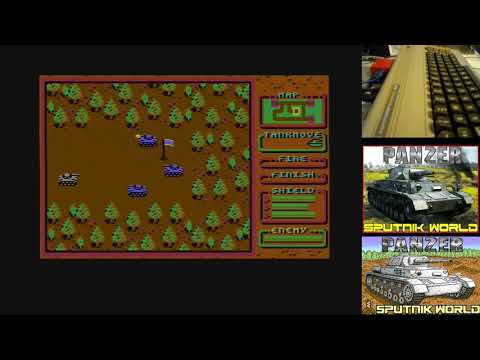 Jugando a Panzer en Commodore 64 - Full game