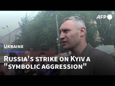 Russia's strike on Kyiv is "symbolic aggression": Mayor Klitschko | AFP