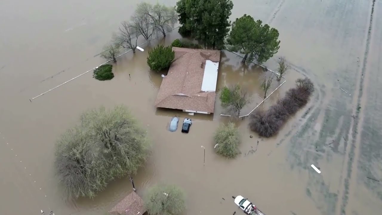 Cars, crops under water as storms pummel California