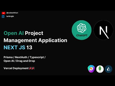 Build and deploy a full-stack AI-powered Project Management Platform (Next.js 13, Prisma, MongoDB)