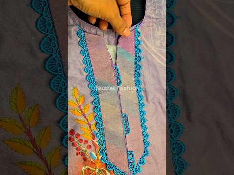 Simple Neck design #shortsviral #fashion #stitchtricks #sewing #sewing