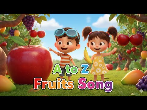 A to Z Fruits Song for Kids | Learn Fruits with Rihan & Bella | 3D Animated ABC Learning