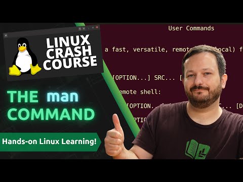 Linux Crash Course - Learn The "man" Command!
