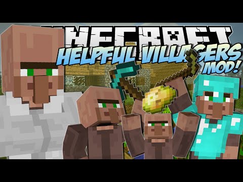 Minecraft | HELPFUL VILLAGERS MOD! (Create a Villager Army!) | Mod Showcase - UCS5Oz6CHmeoF7vSad0qqXfw