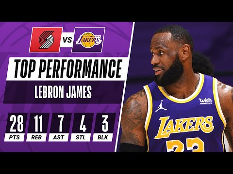 ? LeBron James Was All Over The Floor In The Lakers Home Win!