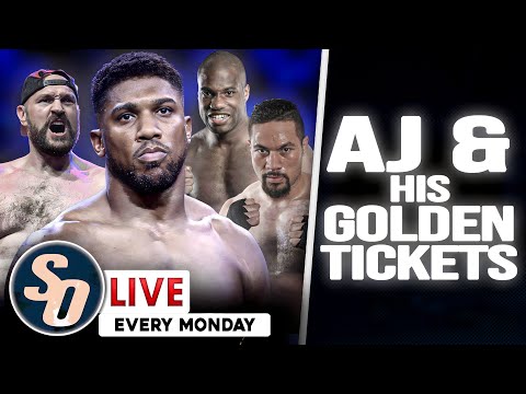 Anthony Joshua Golden Tickets – Who gets them? FURY, DDD & Parker pals state pals’ cases