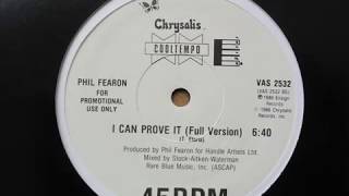 phil fearon - I can prove it (full 12'' version) [with Lyrics]