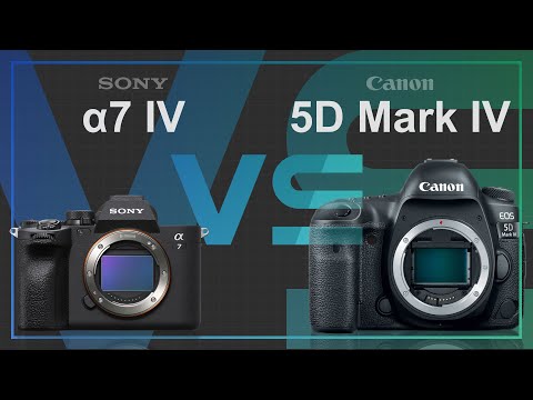 Sony alpha a7 IV vs Canon EOS 5D Mark IV