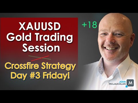 Trading Gold XAUUSD - Learn To Trade Crossfire Gold - Day#3.