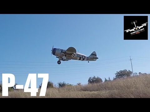 E flite P-47 Razorback 1.2m | Flight Review - UCKqpeIILaupg-SvrIstn-yA