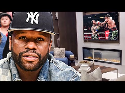 Floyd Mayweather, DAY AFTER Gervonta Davis DRAW vs Roach, FLOSSES LUXURIOUS New York home