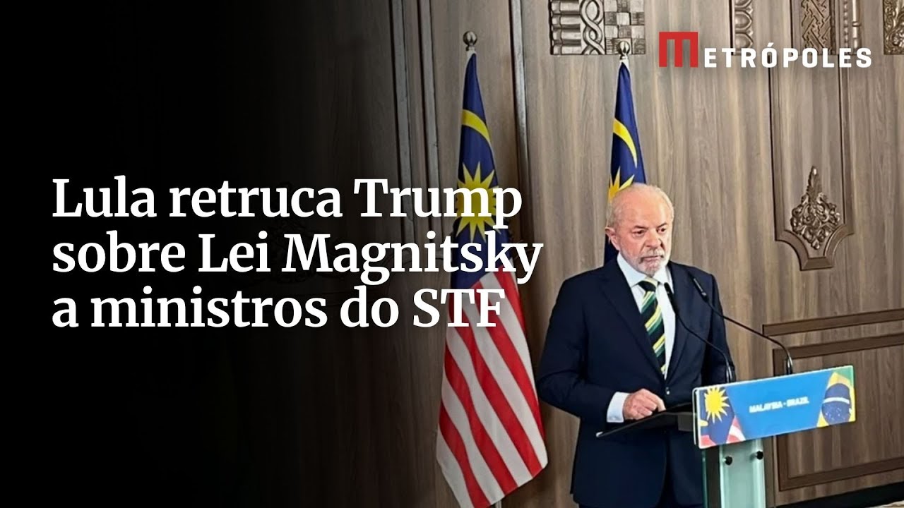 Lula: Falei para Trump que punição a ministros do STF é inadmissível