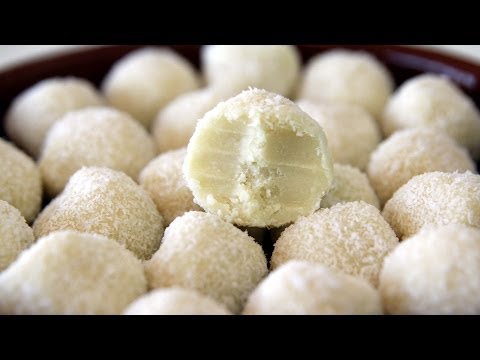 White Chocolate Coconut Truffles Recipe - CookingWithAlia - Episode 290 - UCB8yzUOYzM30kGjwc97_Fvw