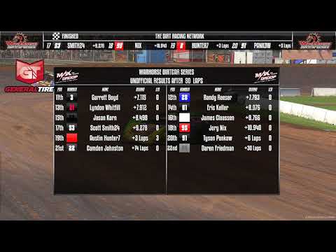 Warhorse Dirtcar Series Round 5 SLM @ Lernerville - dirt track racing video image