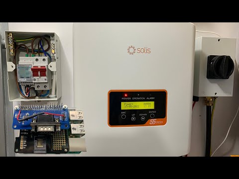 Click to view video Solis Solar PV installed with Raspberry Pi RS485 energy monitoring to Home Assistant