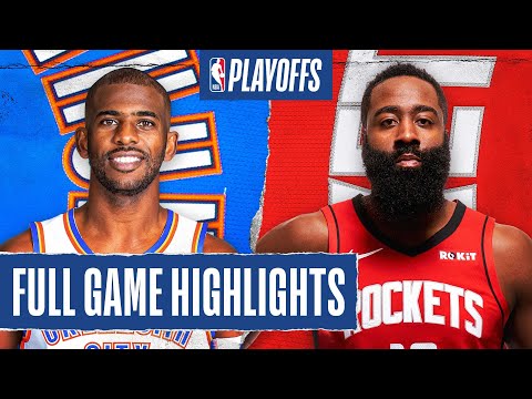 THUNDER at ROCKETS | FULL GAME HIGHLIGHTS | August 29, 2020