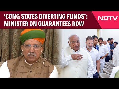 Congress News | ‘Cong States Diverting Funds’: Minister On Guarantees Row