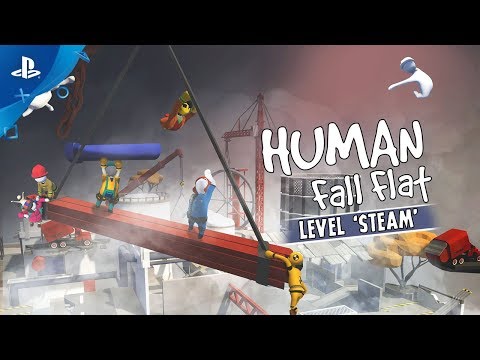 Human: Fall Flat - New Level 'Steam' Out Now Trailer | PS4