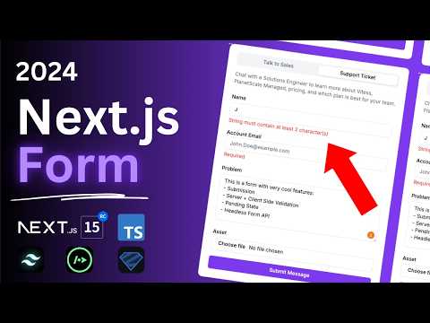 Forms in Next.js Made Easy (Headless API Integration & Validation)